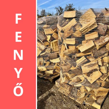 Bálás, hálós, raklapos FENYŐ tűzifa (1,75 szórt űrméter)